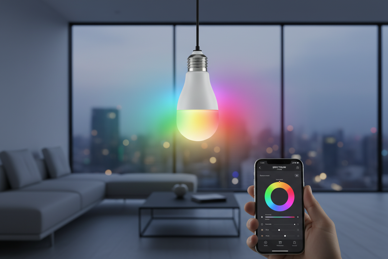Żarówka LED RGB WiFi Bluetooth